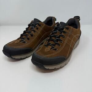 Clarks Wave Walk Trek Women's 9 Brown Waterproof Leather Outdoor Hiking Shoes